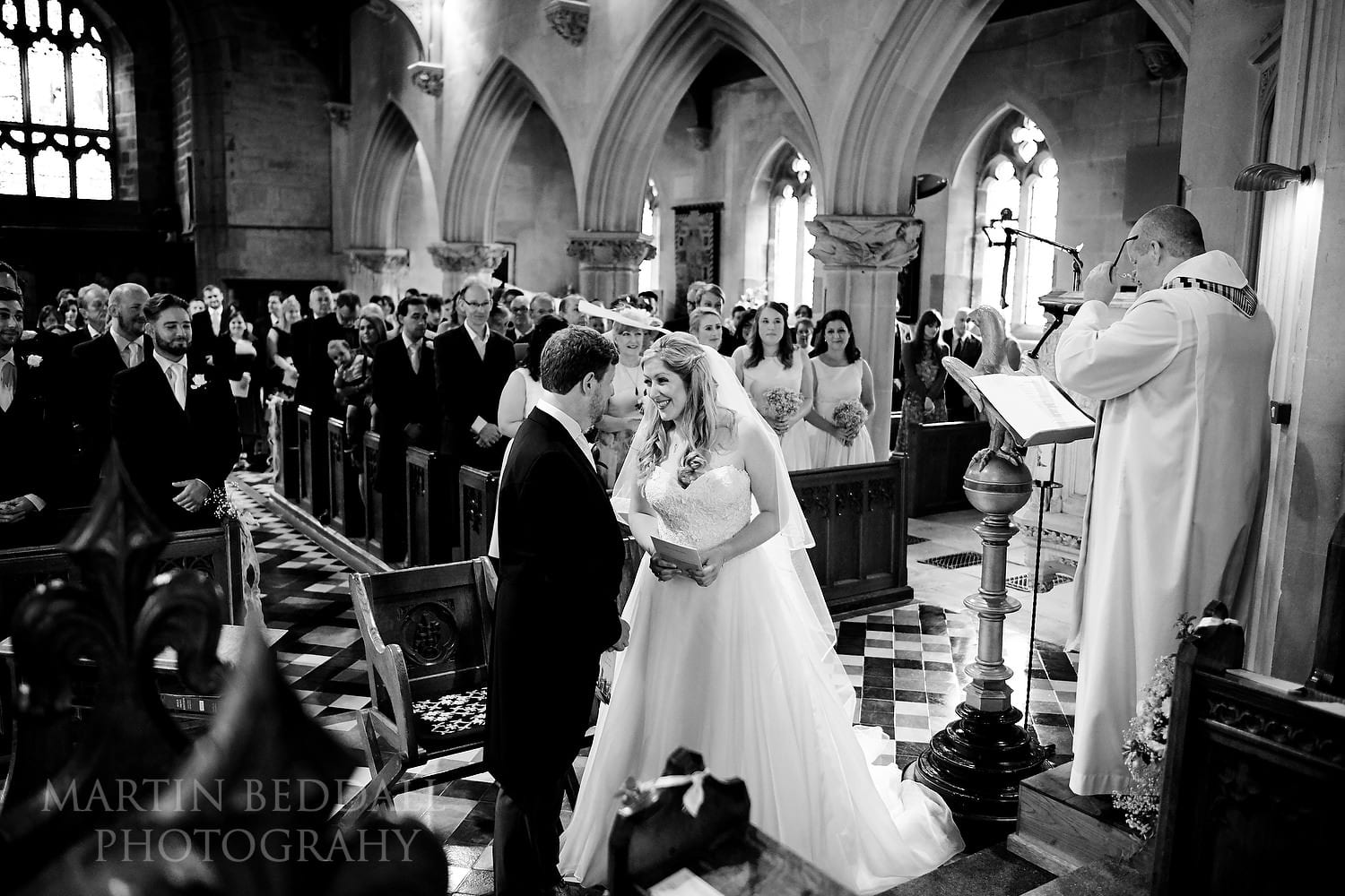 Fontmell Magna church wedding ceremony