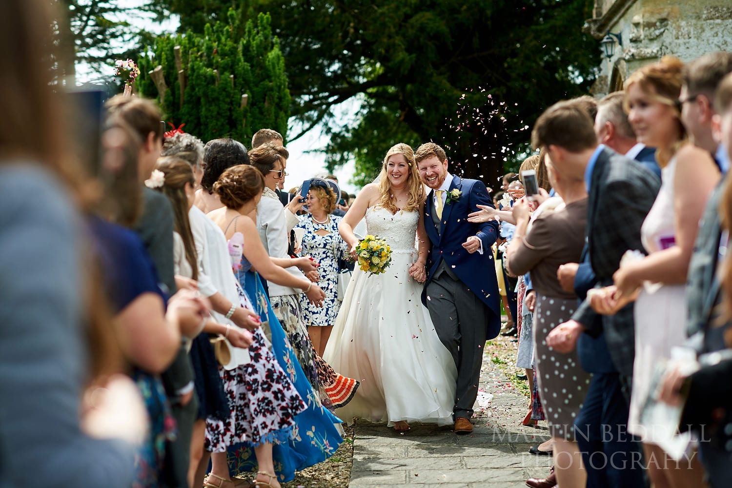 Fontmell Magna wedding confetti