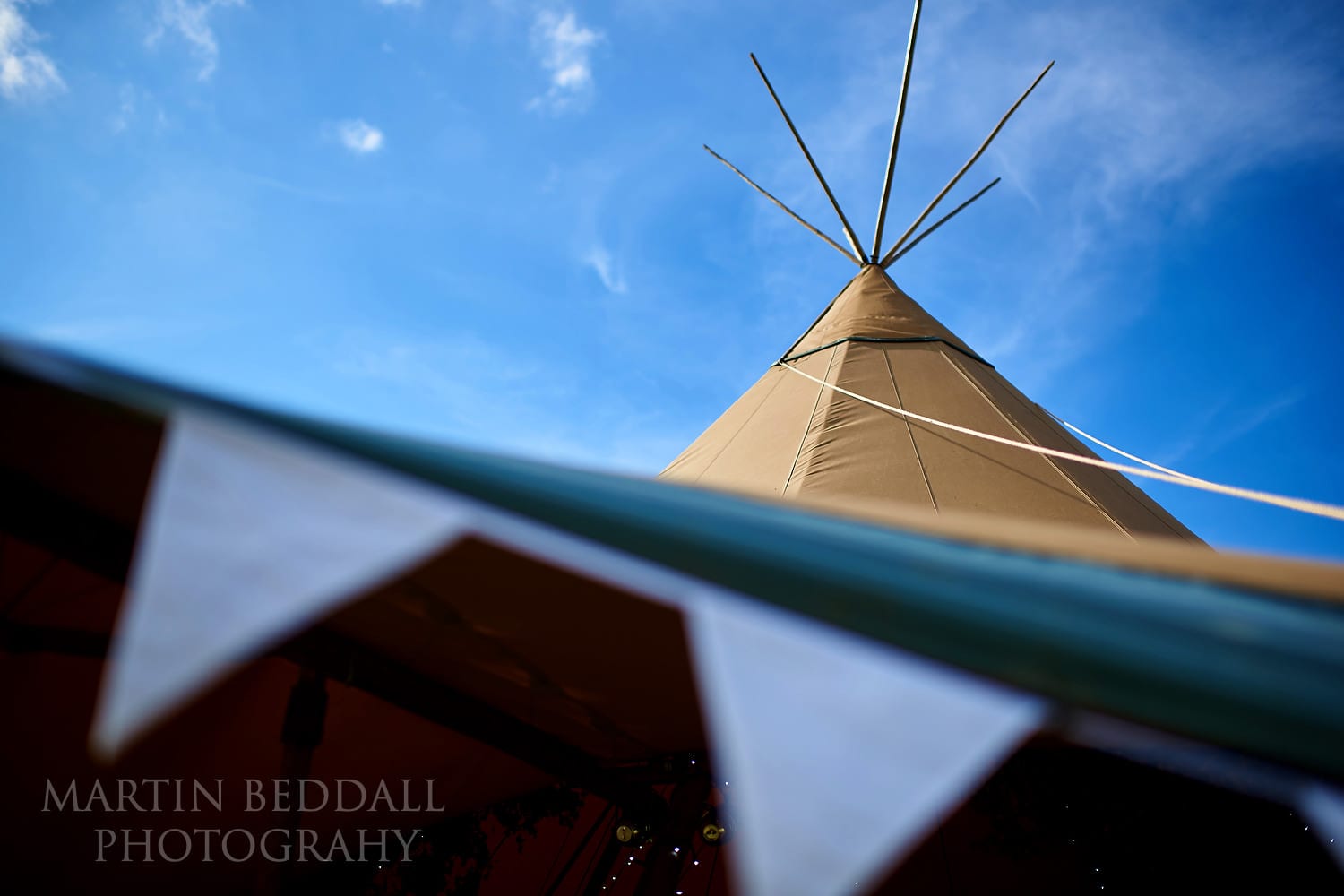 Tipi detail at Chafford Park 