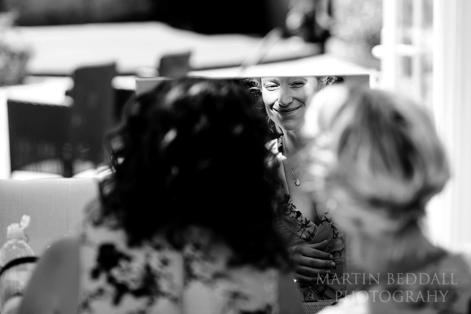 Bridesmaids get ready