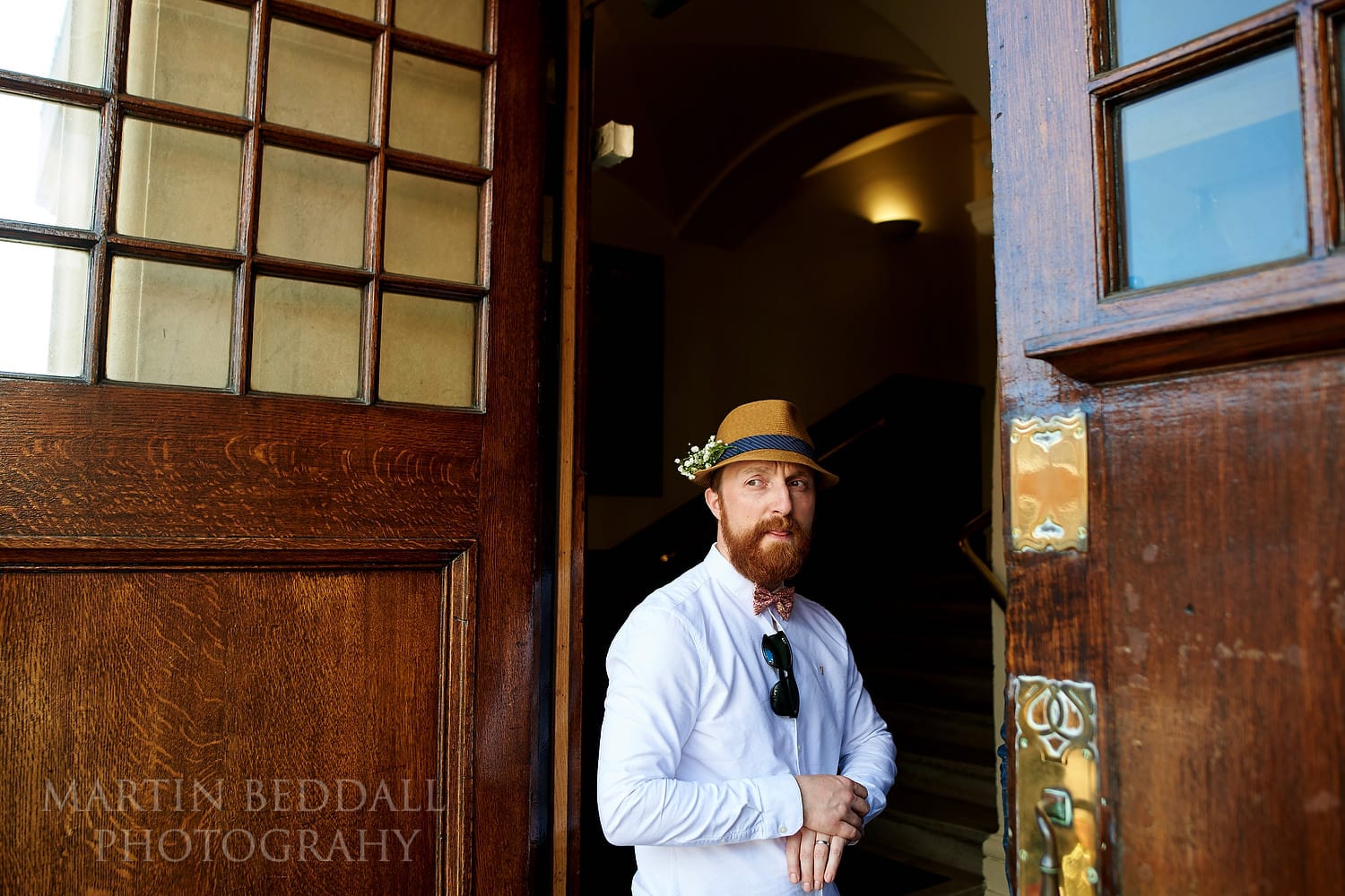 Waiting for the bride and bridesmaids