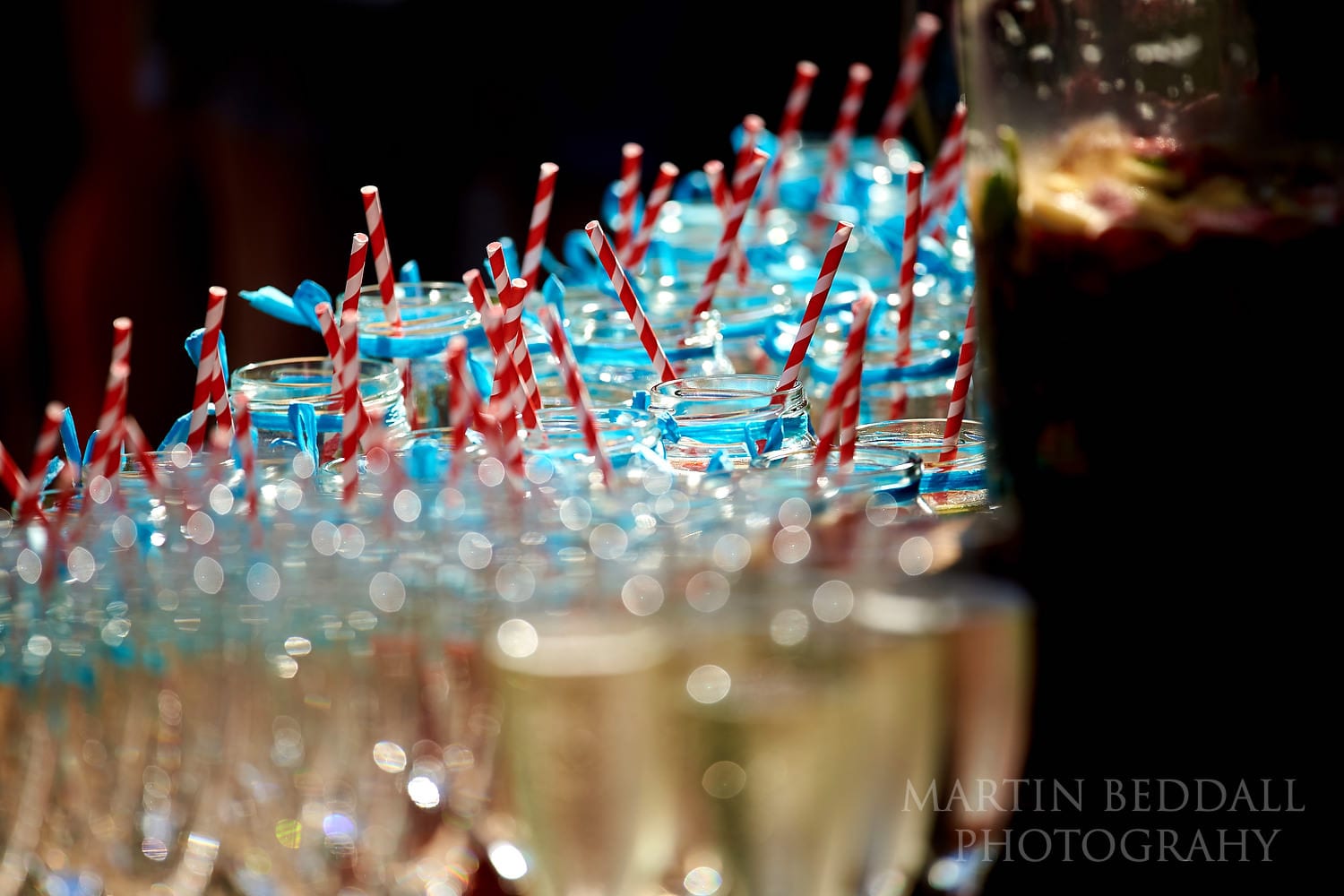 Festival style wedding drinks