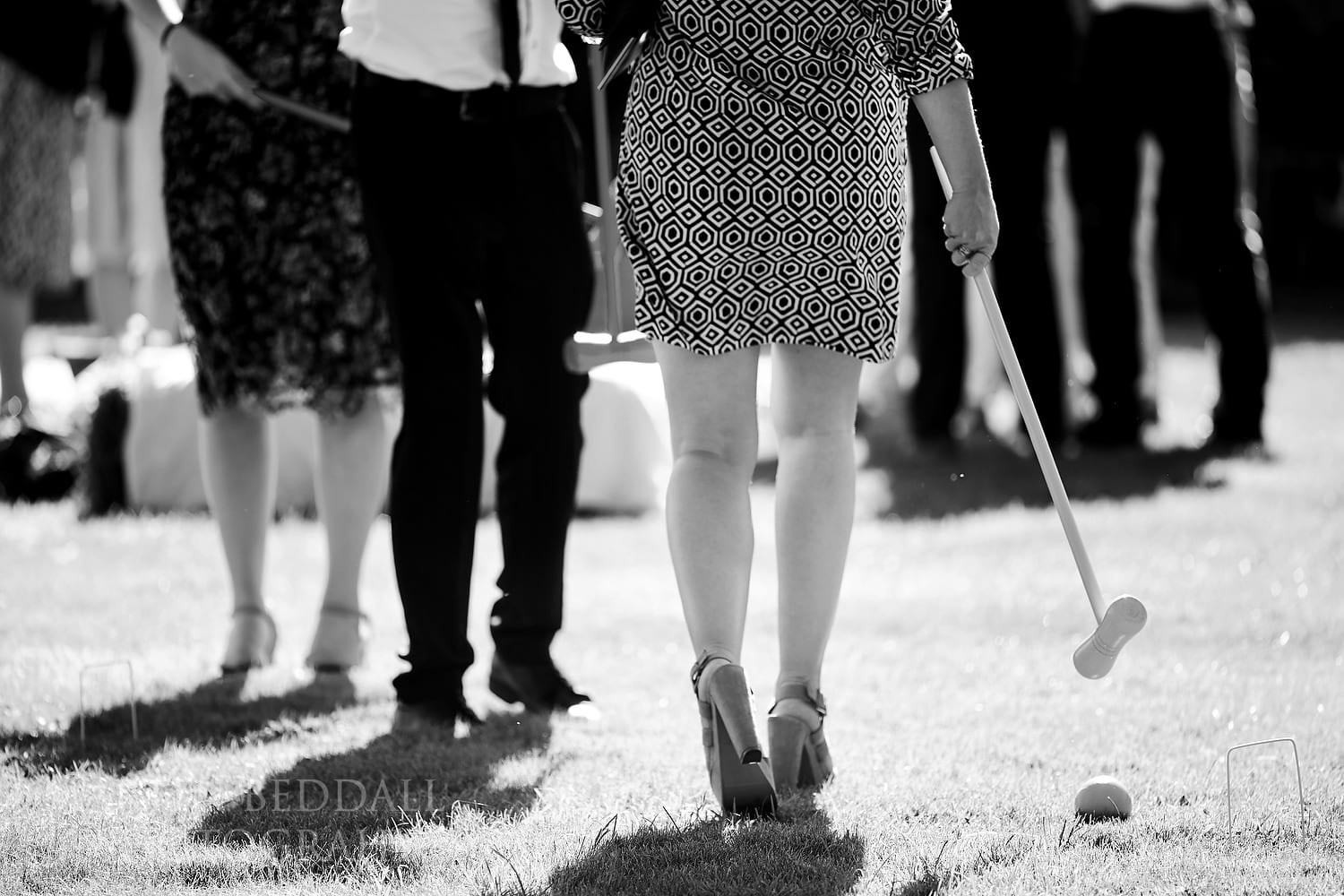 Festival style wedding croquet