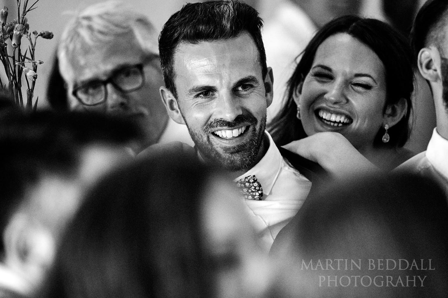 Wedding speeches at Festival style wedding