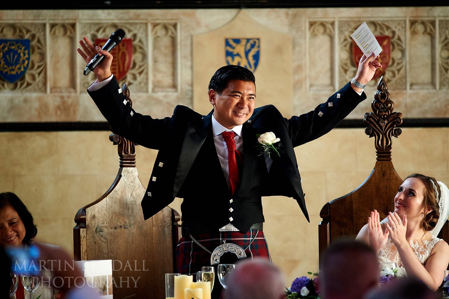 Groom's speech at Hanbury Manor