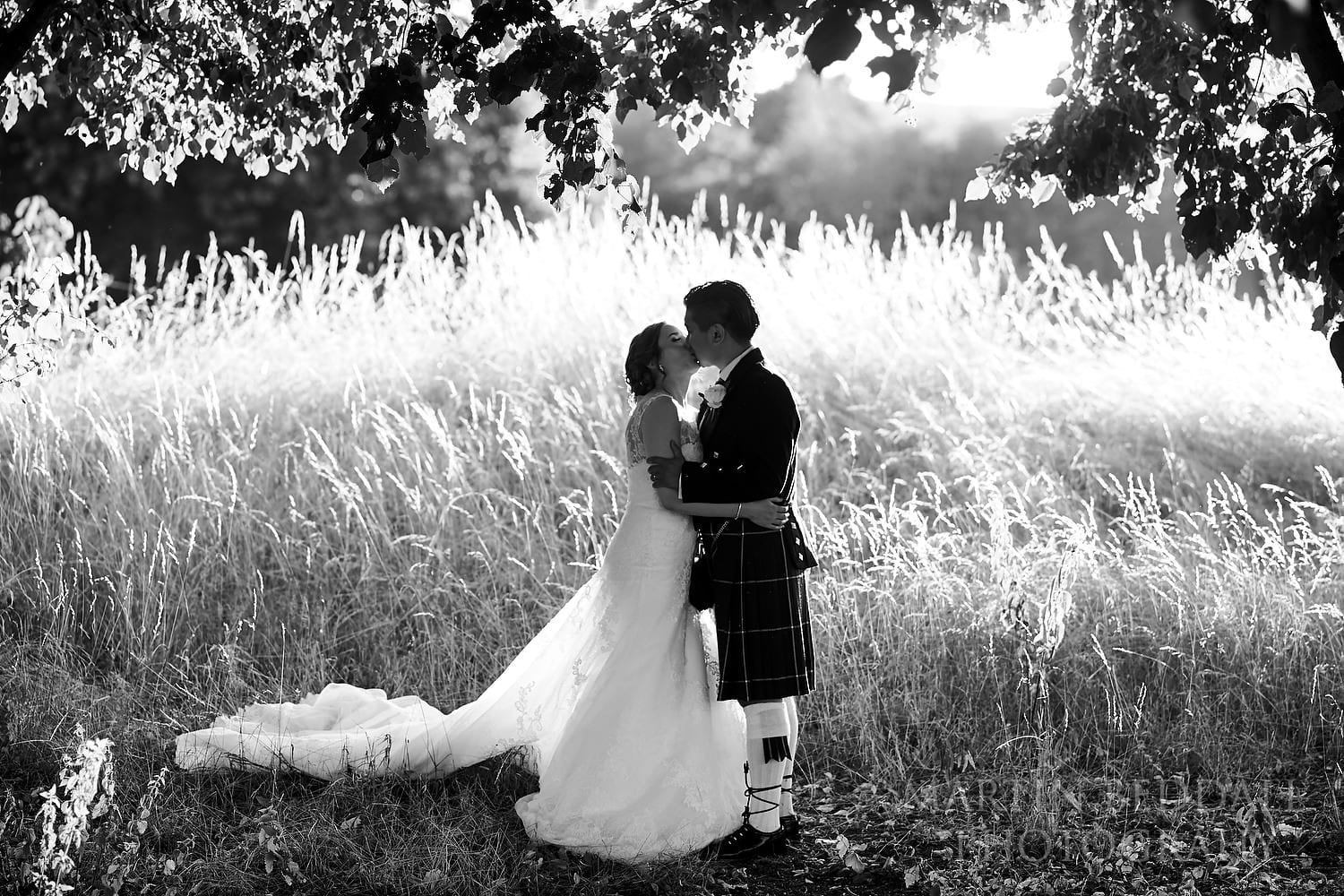 Couple portrait at Hanbury Manor