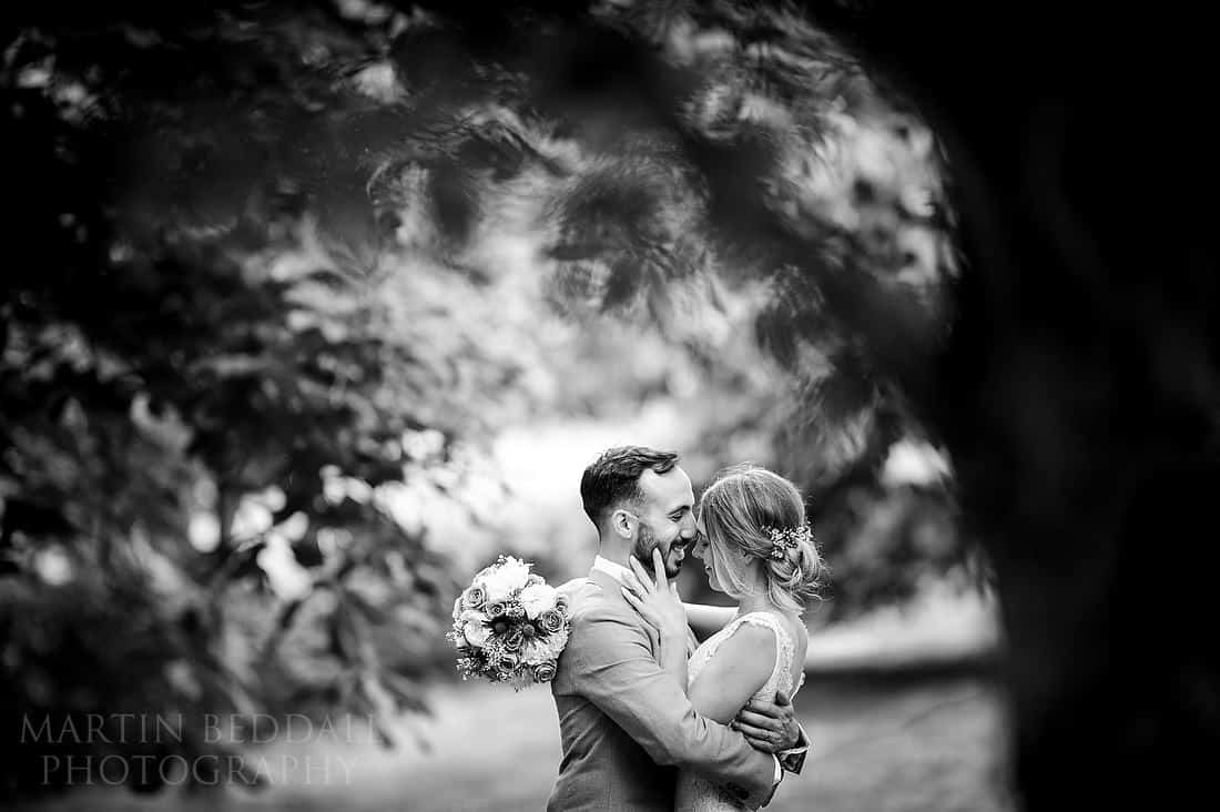 Bride and groom portrait with Nikon 200mm F2
