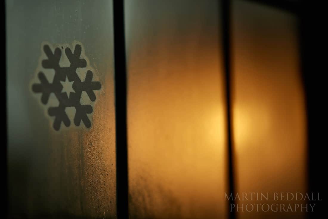 Dark winter wedding