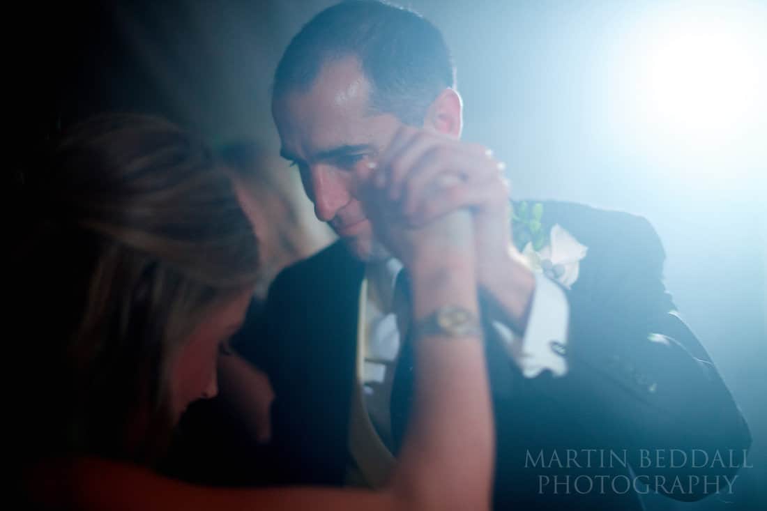 bride and groom dance
