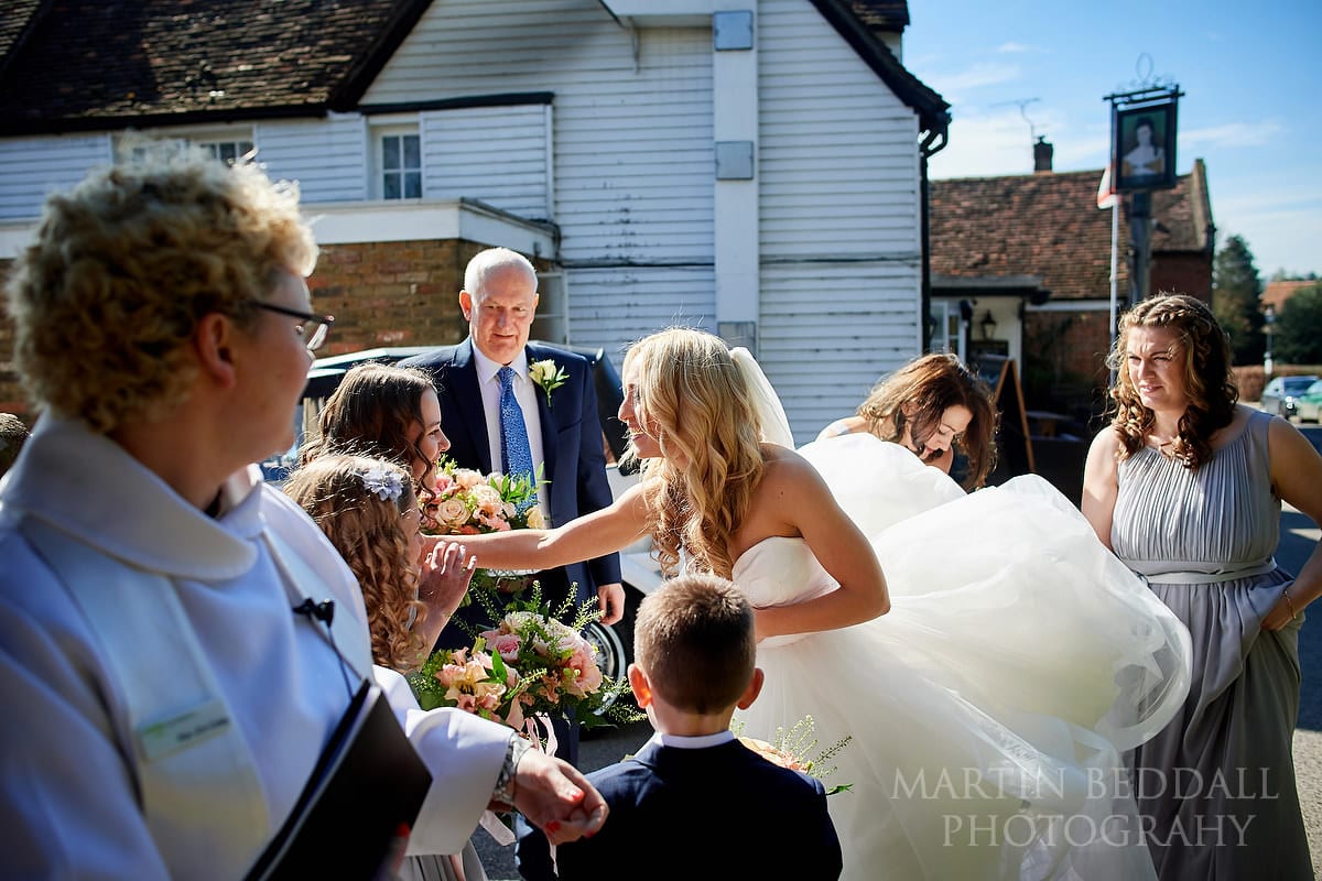 Sandridge church wedding