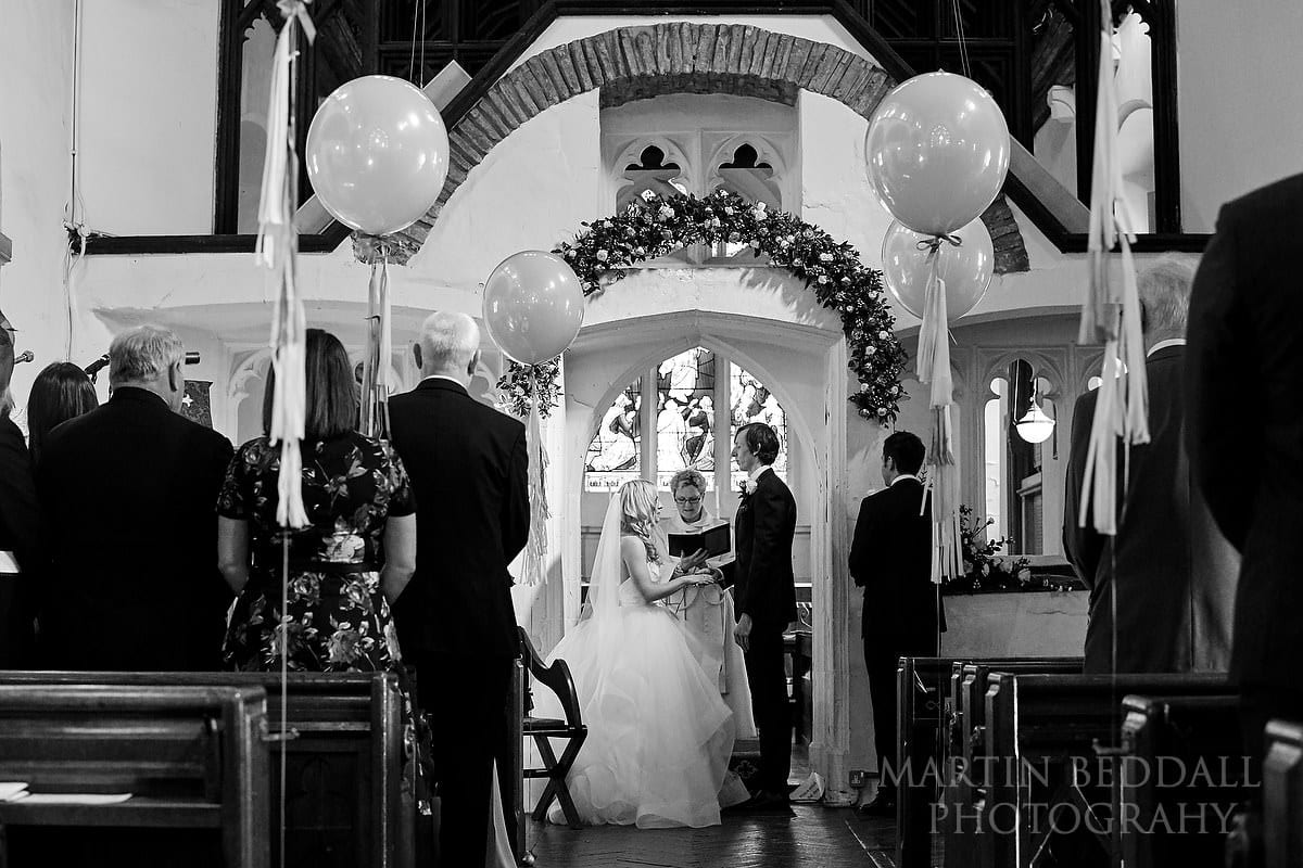 Sandridge church wedding