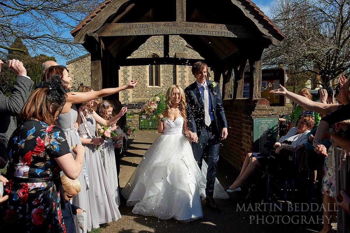 Sandridge church confetti
