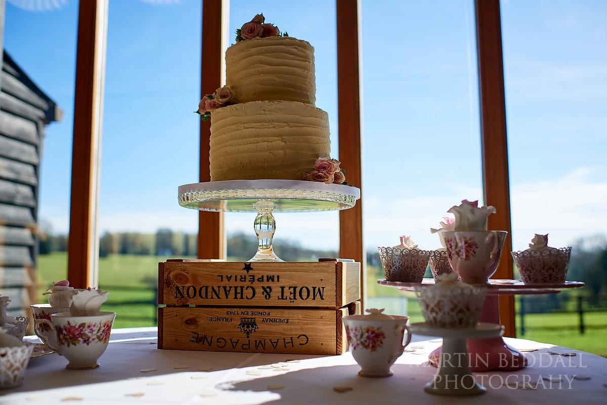 Wedding cake at Coltsfoot Country Retreat