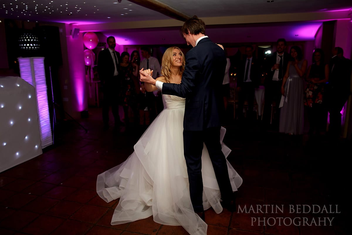 First dance at Coltsfoot Country Retreat wedding