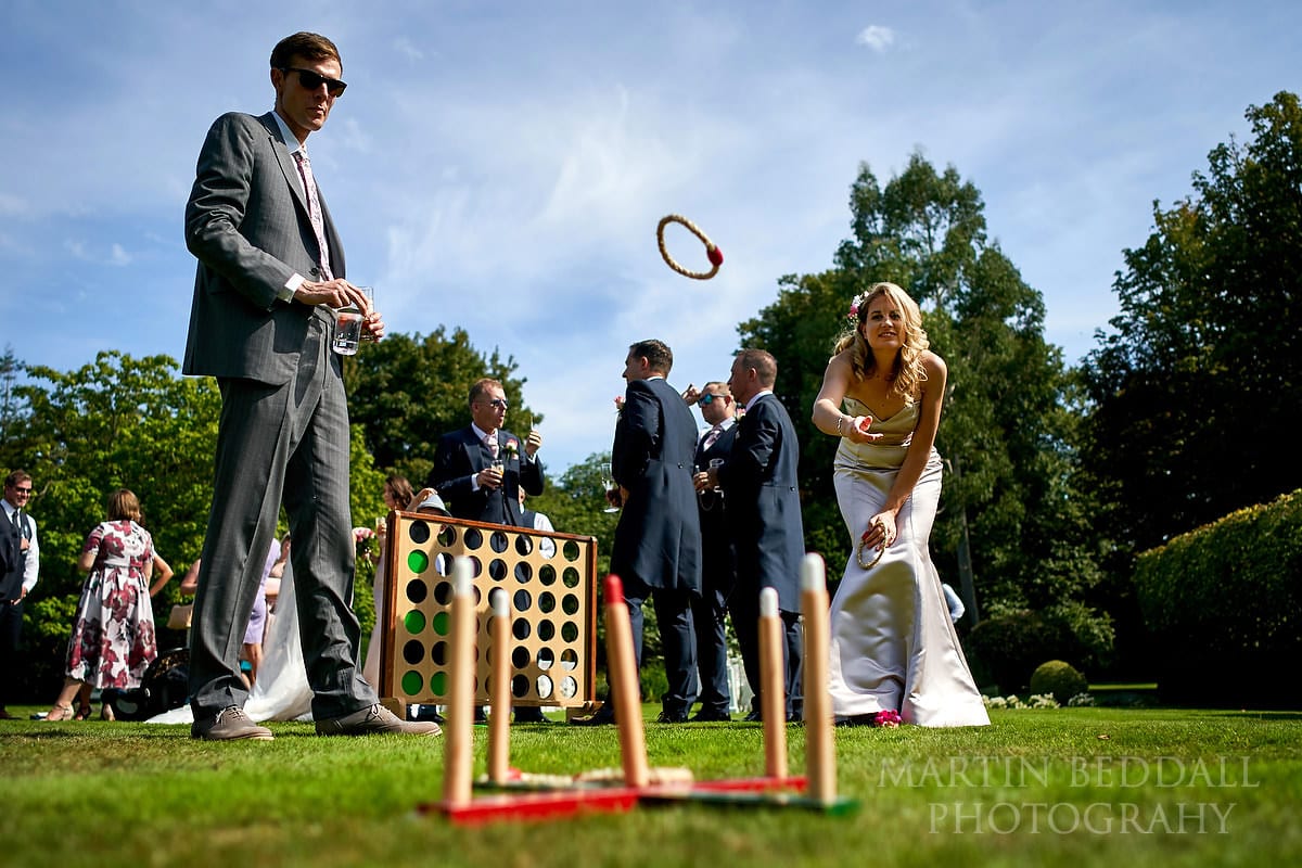 Wedding games at Horsted Place