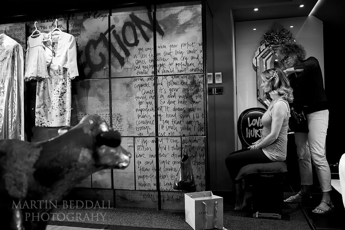 The Exhibitionist hotel decor