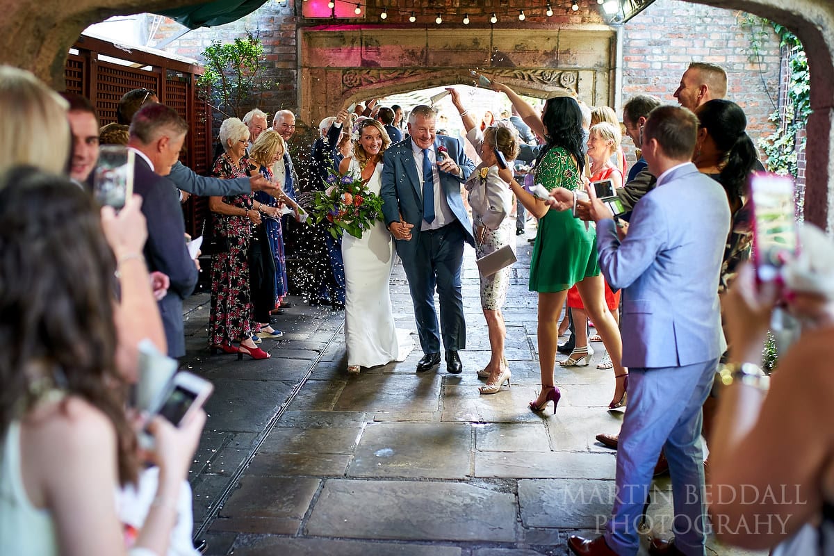 Kensington Roof Gardens confetti run