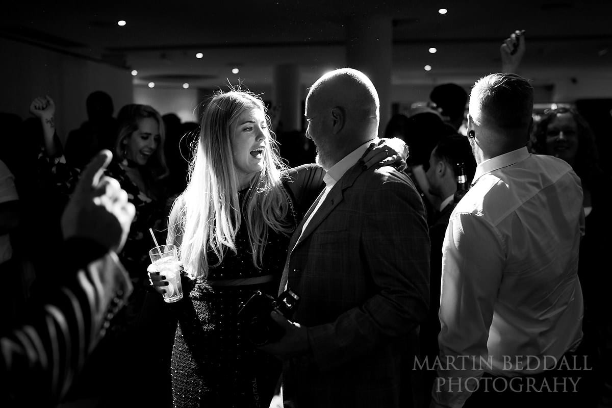 Party at Kensington Roof Gardens wedding