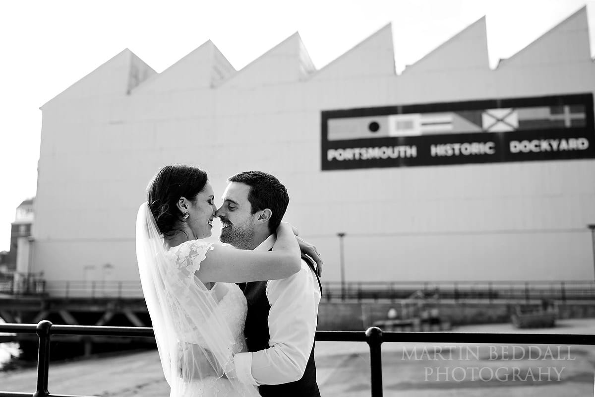 Portrait at the Historic Dockyards in Portsmouth