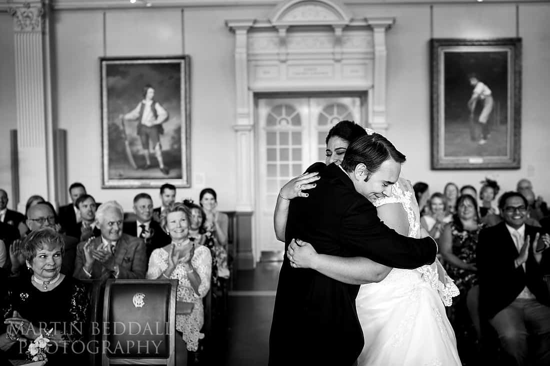 Wedding ceremony in the Long Room at Lord's