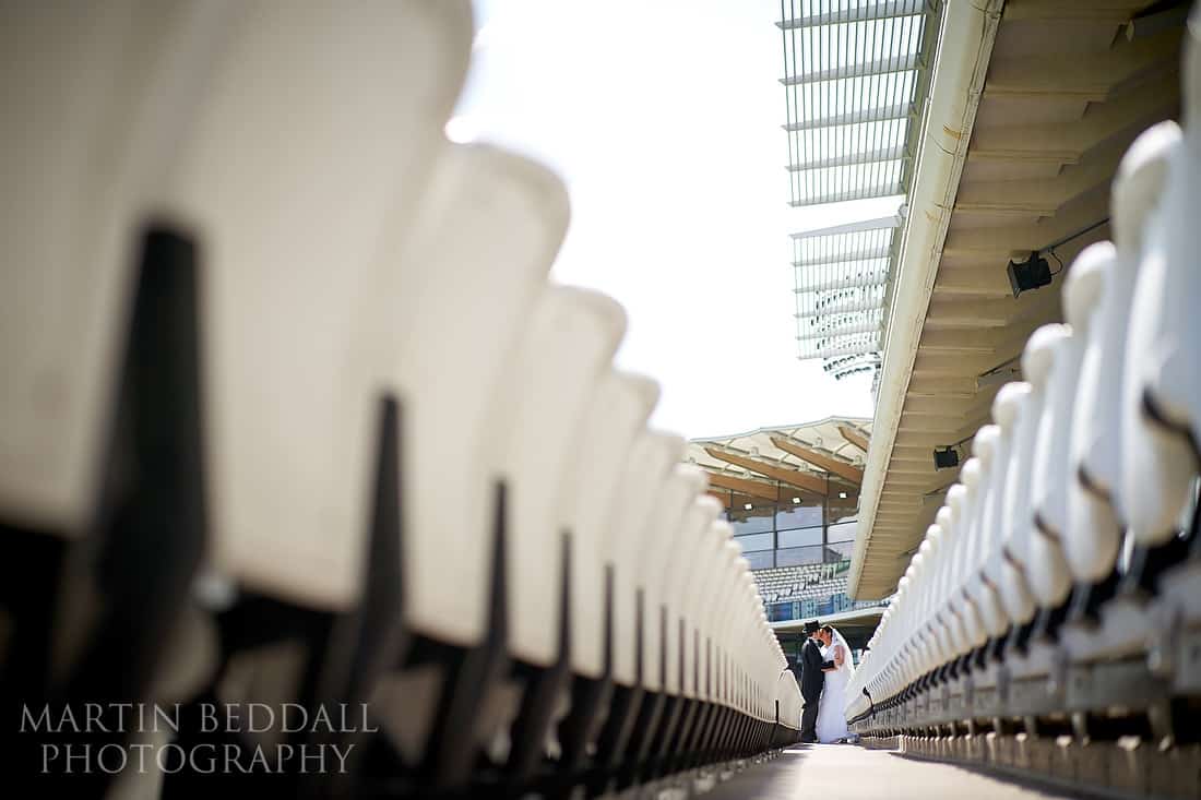 Wedding photography at Lord's cricket ground