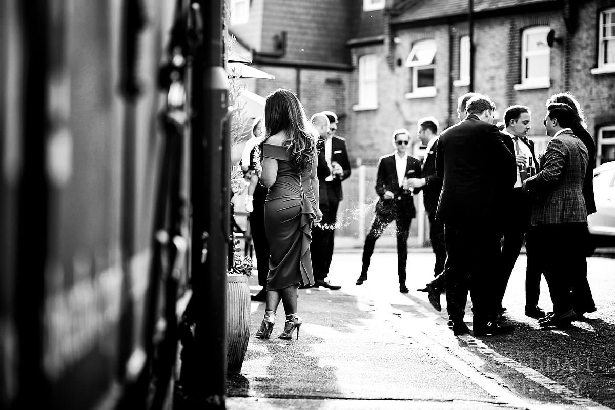 Wedding reception at The Duke pub in Wanstead