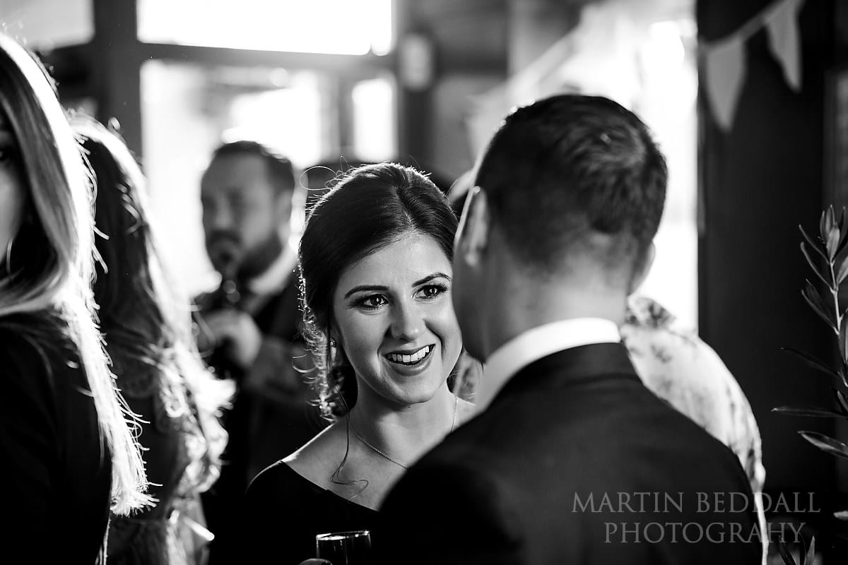 Reception at The Duke pub wedding