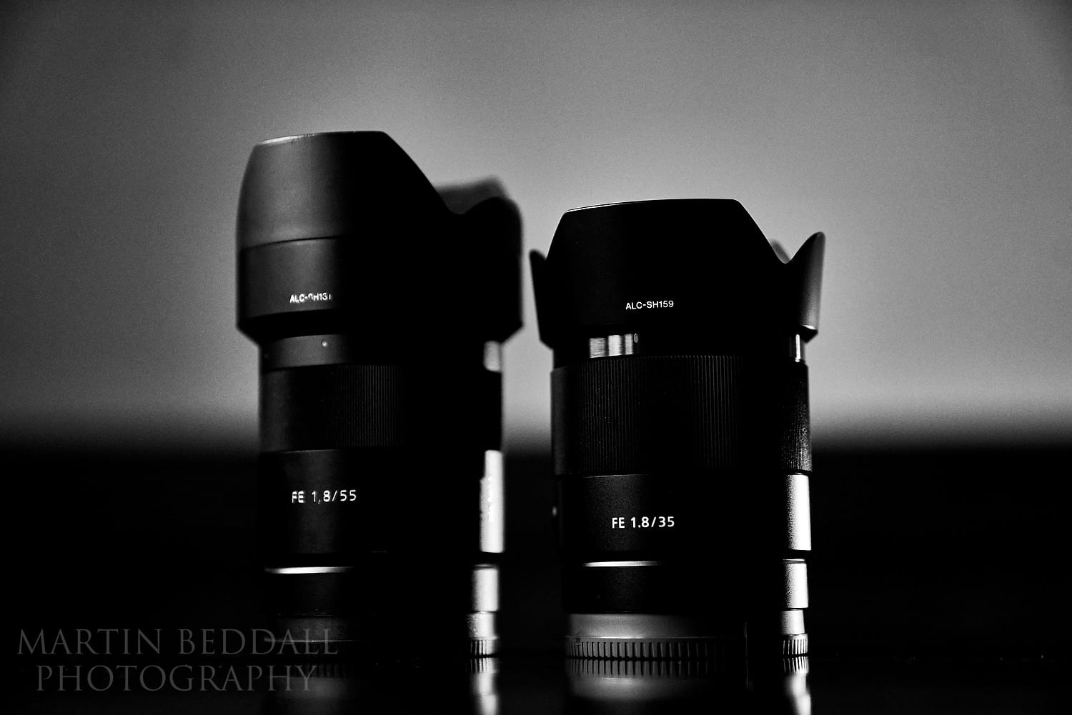 Sony 55mm and 35mm lenses