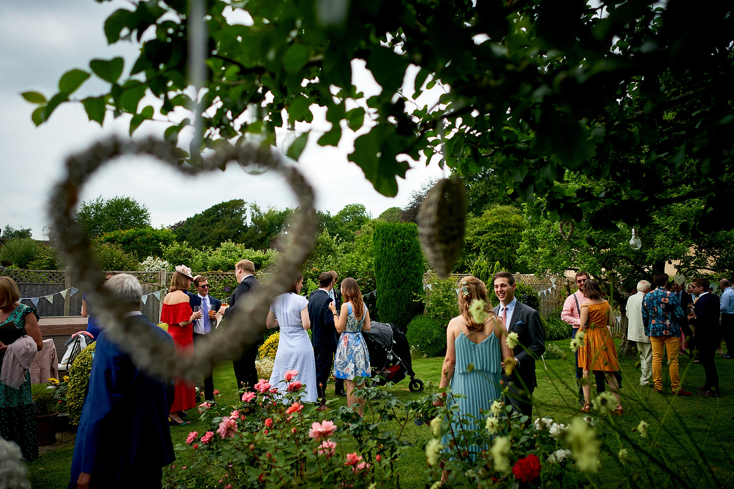 Sussex village wedding reception