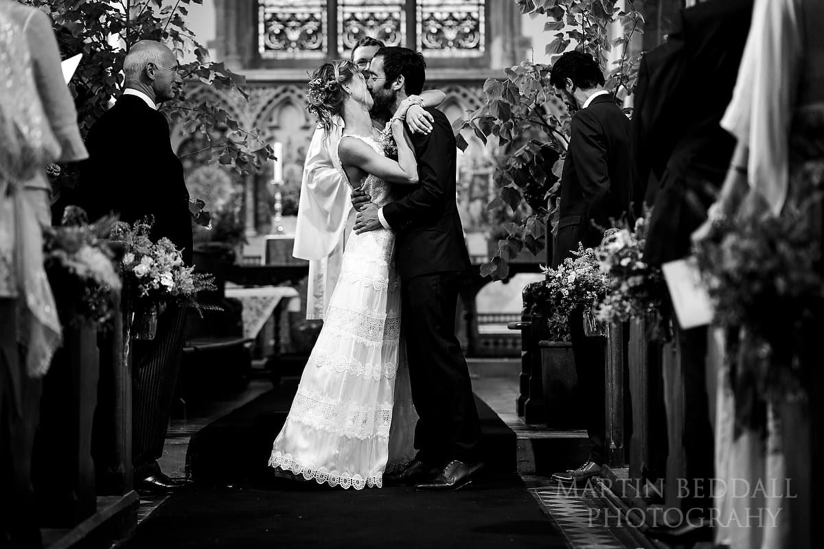 Wedding kiss