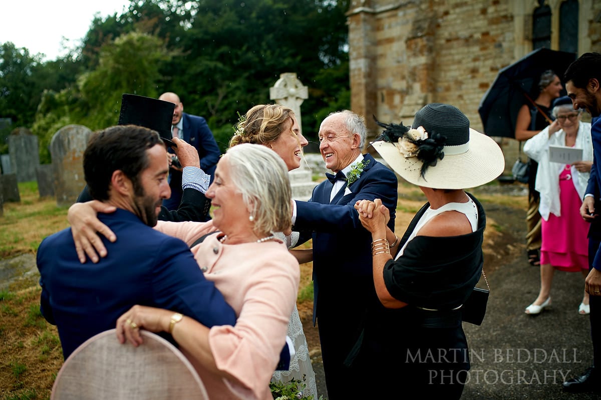 Hugs from family