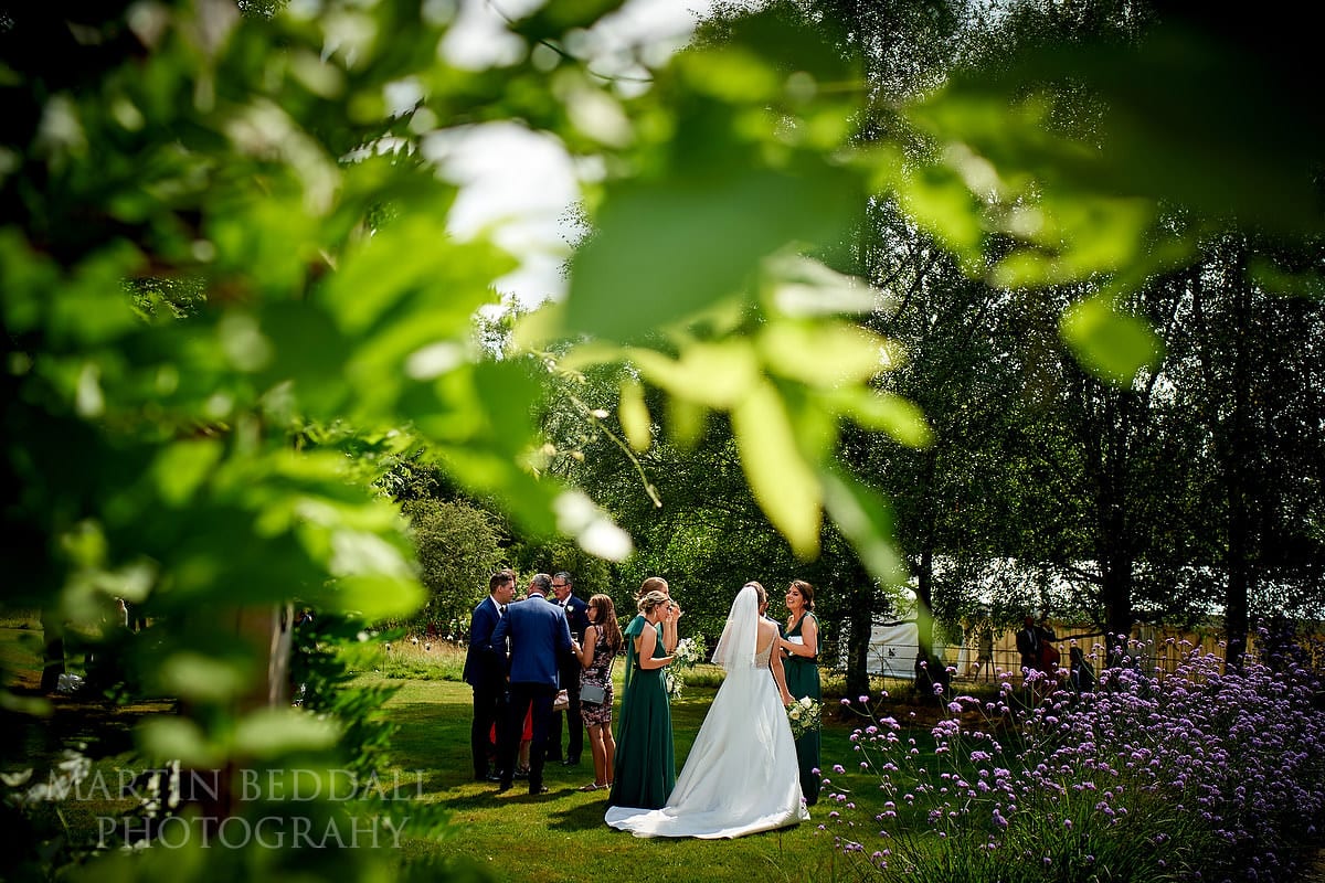Marquee in the garden wedding