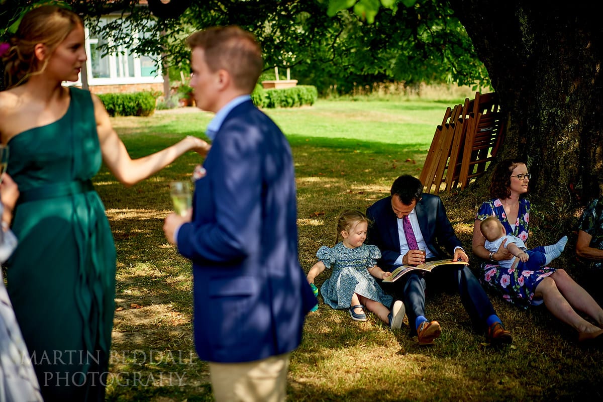 Relaxed Marquee in the garden wedding