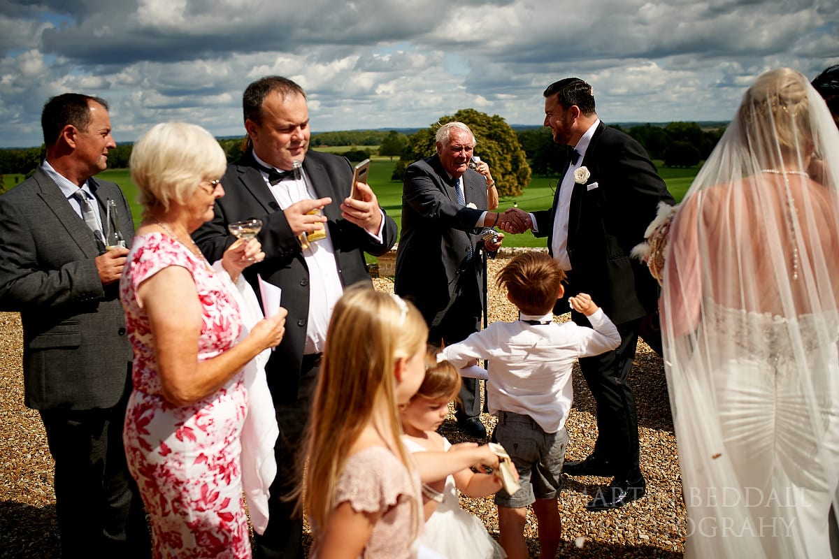 Reportage wedding photography at Glynde Place