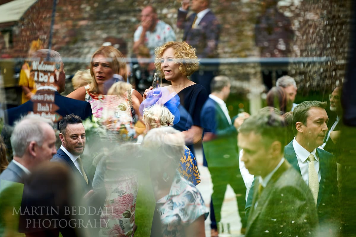 same-sex wedding reception at Cissbury Barns