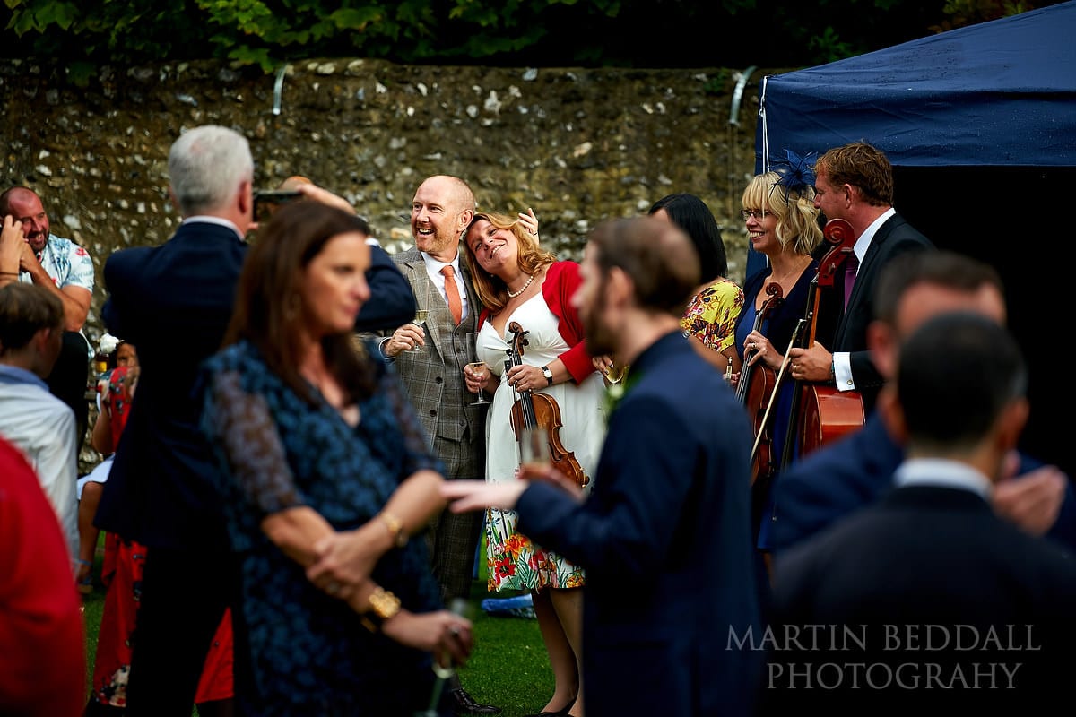 Wedding reception at Cissbury Barns