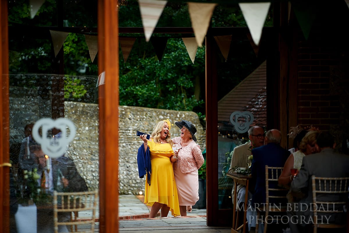 Cissbury Barns wedding day