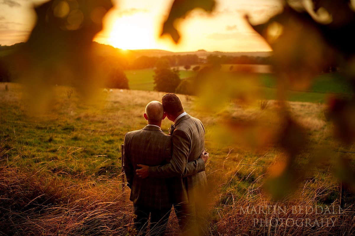 same-sex wedding at Cissbury Barns