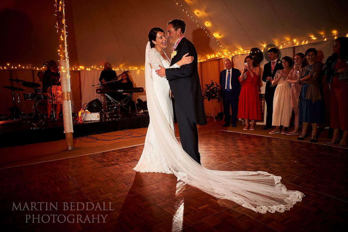 First dance at Ditchling wedding