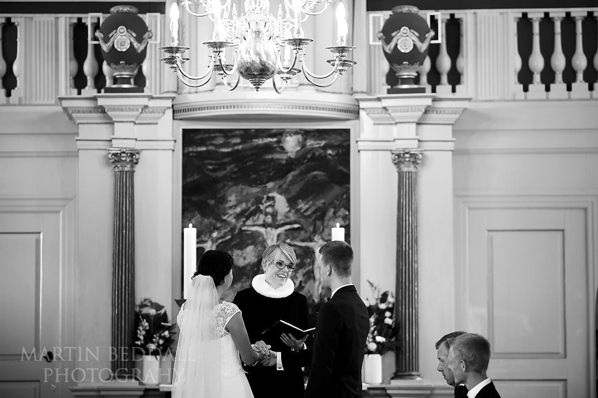 Wedding ceremony in Denmark