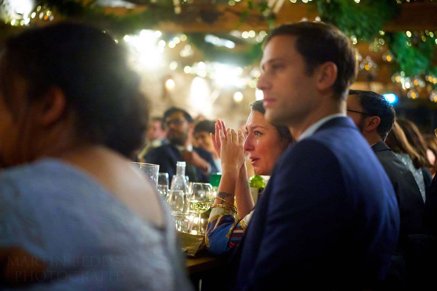 tearful wedding guest