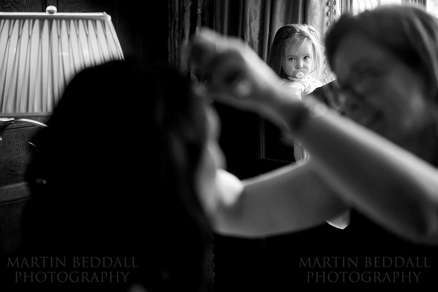 getting ready in the Astor Wing