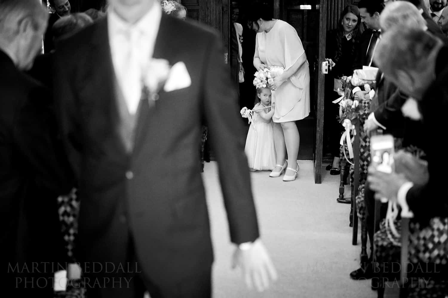 reluctant flower girl