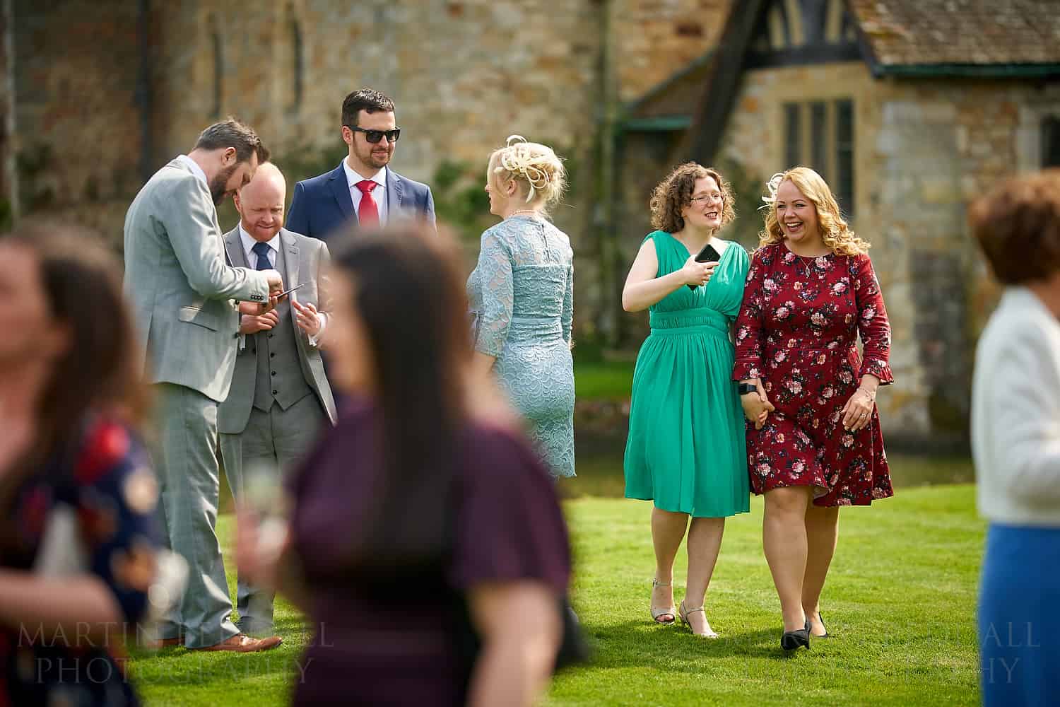 Wedding reception at Hever castle