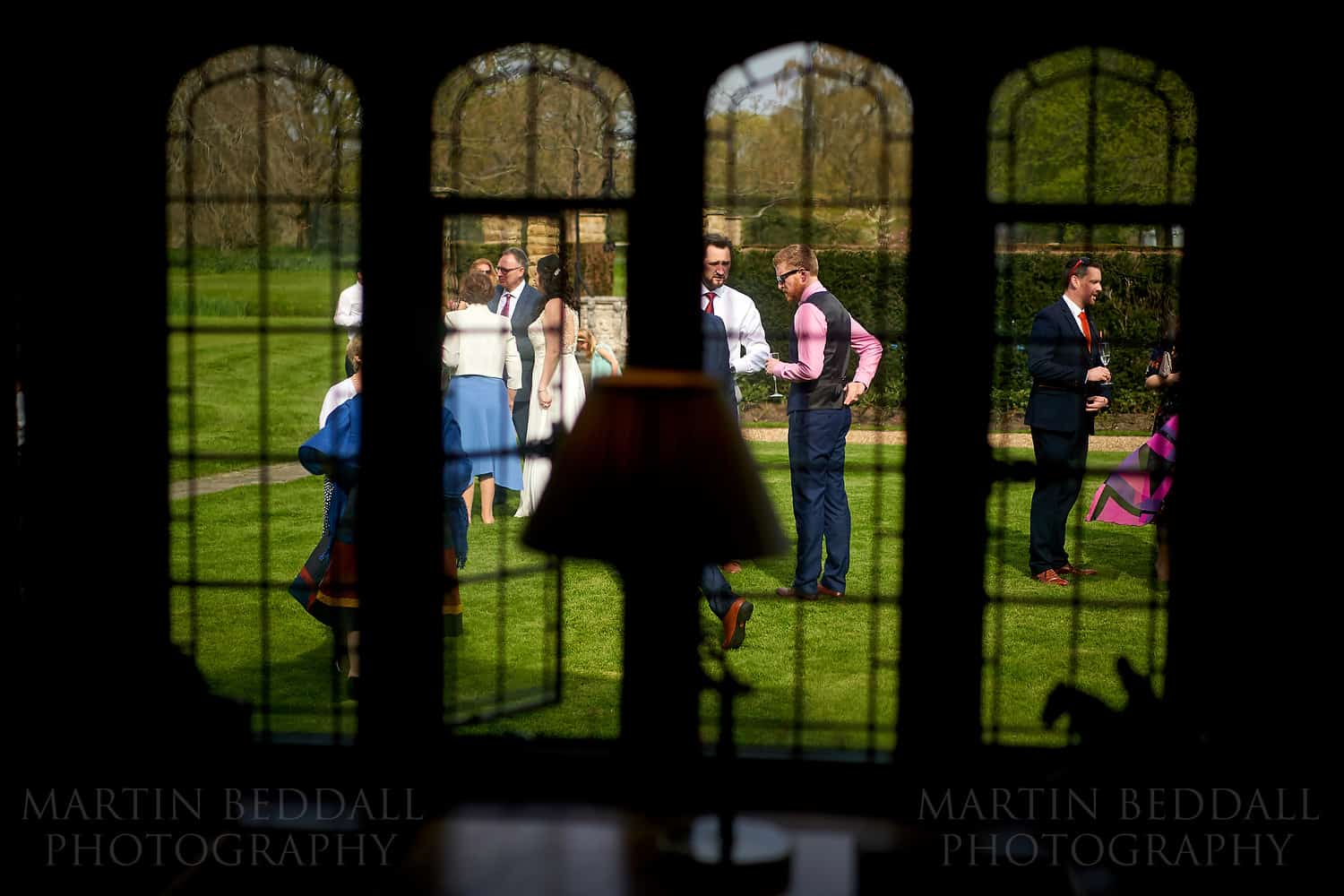 Wedding reception at Hever castle