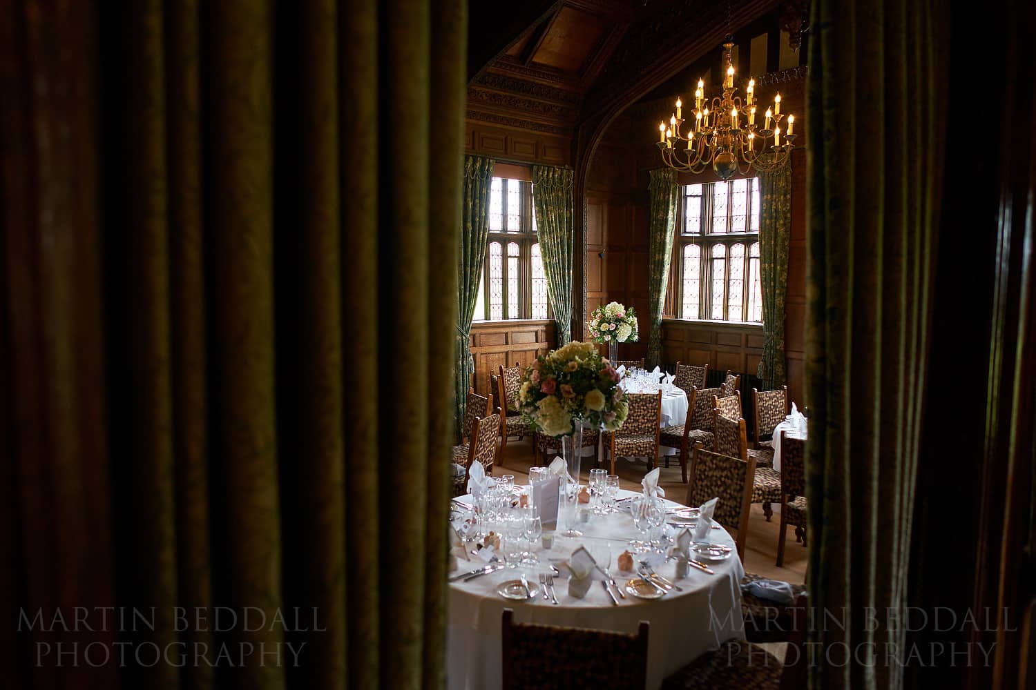 Wedding meal in the Astor Wing