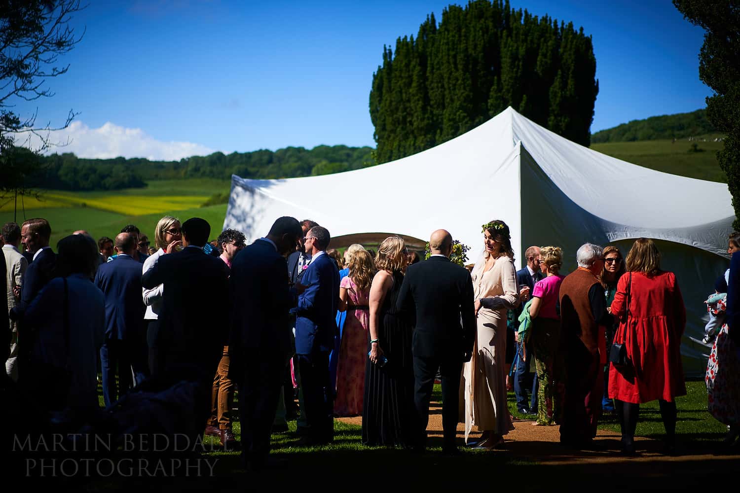 Plush manor wedding reception