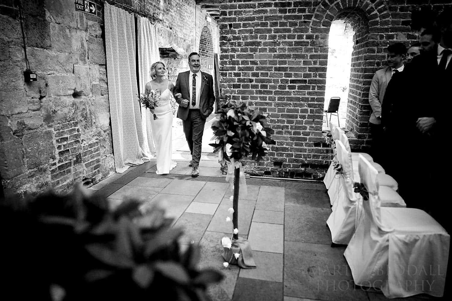 Bride and her father