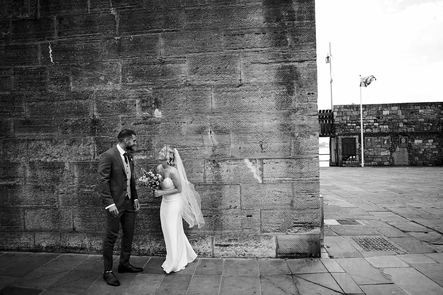 Just married at the Square Tower