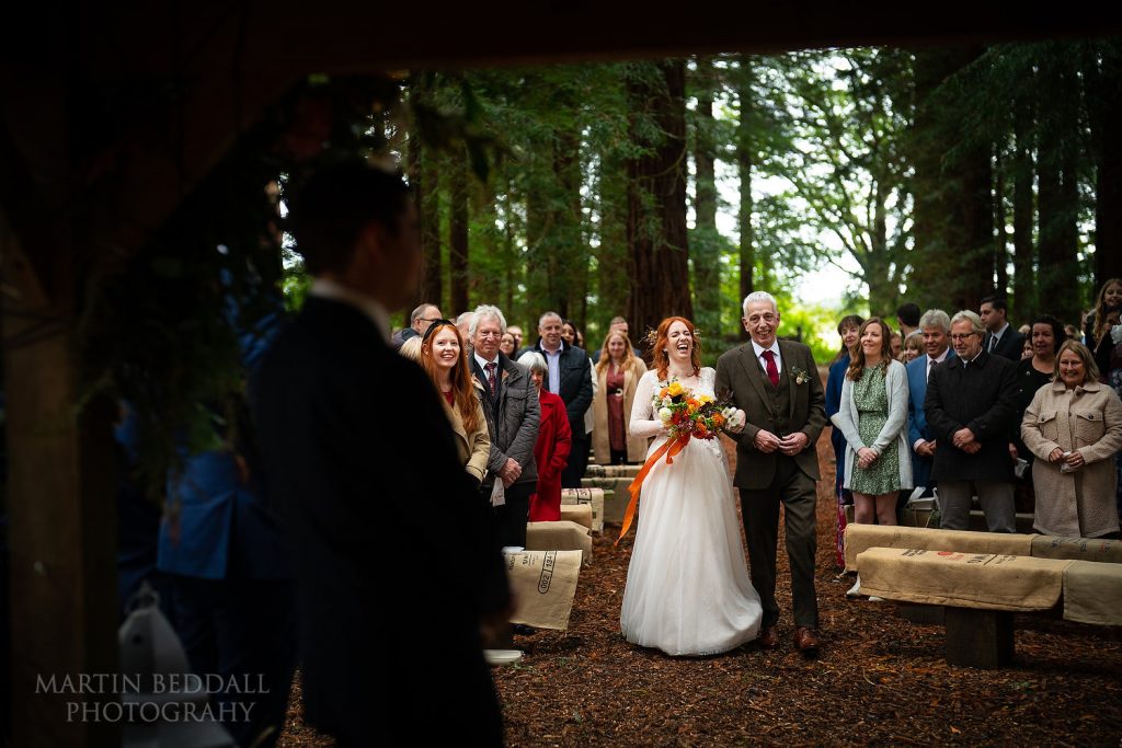 Laughter at Two Woods Estate wedding